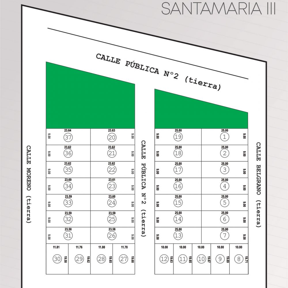 LOTEO SANTAMARIA III- ARROYO SECO